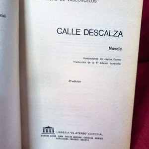 Libro "Calle Descalza" de José Mauro de Vasconcelos - 2da Edición - imagen 3