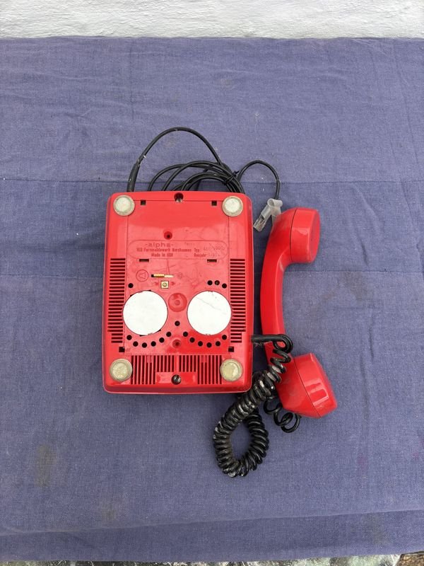 Teléfono Vintage ANTEL Rojo - imagen 2