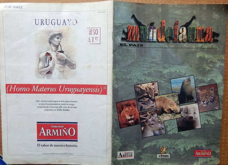 Álbum de Figuritas Completo "Mundofauna" El País 1997