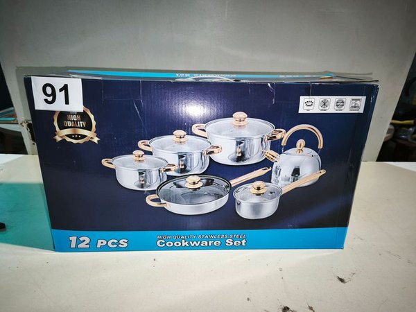 Set de Cocina Acero Inoxidable 12 Piezas - imagen 1
