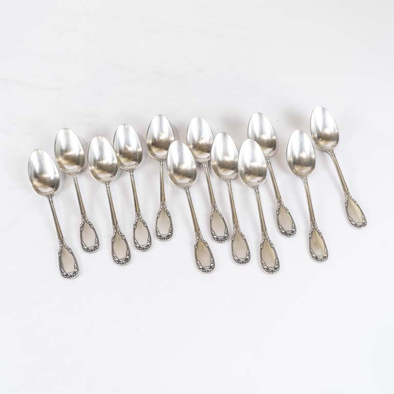 Lote anterior: 12 Cucharitas de platina  - Medidas: 15cm 