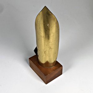 Escultura Abstracta de Bronce Firmada A. Poggi - Altura 30 cm - imagen 4