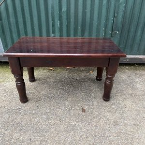 Mesa Ratona Rectangular de Madera Oscura - imagen 4