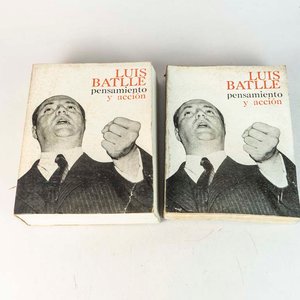 2 Tomos "Pensamiento y Acción" de Luis Batlle Berres - imagen 1