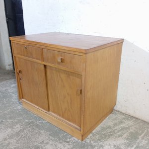Aparador Bajo de Madera con 2 Cajones y 2 Puertas Corredizas - imagen 4