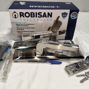 Juego de Cerradura Robisan Grande Metálica con Cerrojo y Llaves de Seguridad - imagen 3