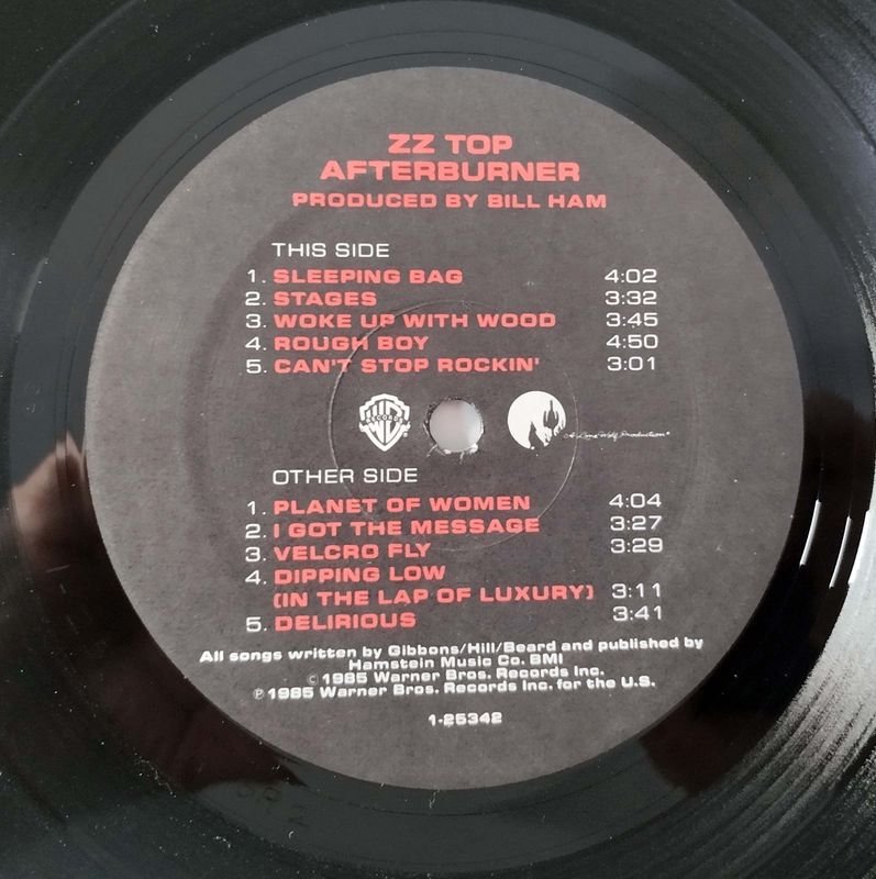 ZZ Top: Álbum "Afterburner" Importado USA, 1985 - imagen 4
