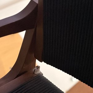 Poltrona Reposera Exterior Madera Cuerda Náutica Negra - imagen 2