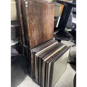 Lote de 40 Tapas de Mesa de Madera con Detalles de Lustre - imagen 2