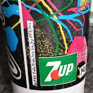 Vaso Coleccionable 7Up Fido Dido Años 90 - imagen 2