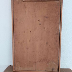 Talla en Madera "Luis Pérez Iglesias" 59x38 cm con Rastros de Polilla - imagen 6