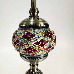 Lámpara de Techo Turca Multicolor con Borla Lila - imagen 3
