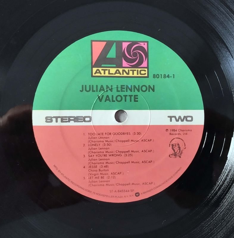 Julian Lennon: Álbum Valotte en LP Importado USA 1984 - imagen 5