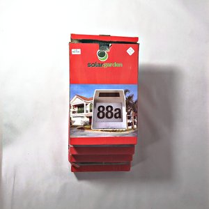 4 Paneles Solares para Números de Puerta con Luz LED - imagen 1