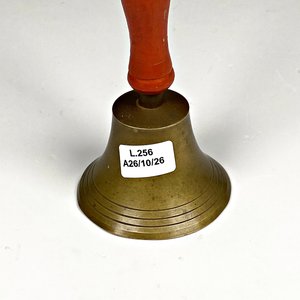 Campanilla de Bronce con Mango de Madera - Altura 16 cm - imagen 2