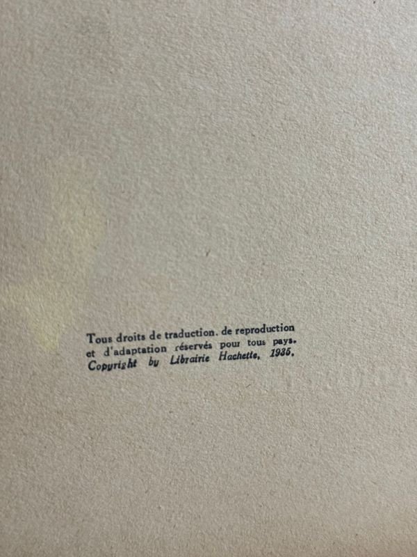 Libro de Jack London, Colmillo Blanco, editorial Librarie Hachette, c. 1920 - imagen 4