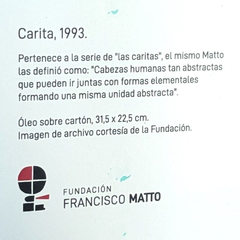 Reproducción de obra de Francisco Matto: Carita, 1993 - imagen 3