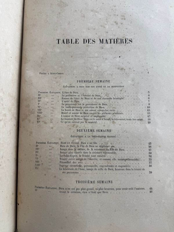 Libro antiguo con manos de plata: Elevaciones a Dios Sobre los Misterios de la Religión Cristiana - imagen 7