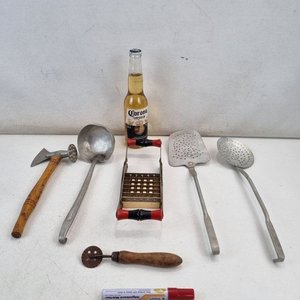 Utensilios de Cocina: Martillo, Cucharón, Espumaderas, Cortador de Papas y Rueda - imagen 1