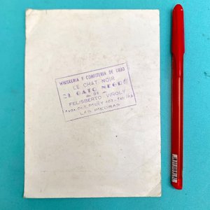 Postal Antigua "Stella Mary La Venus del Trópico" con Sello "El Gato Negro" - imagen 2