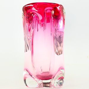 Florero Murano Rosa Degradé Cristal 18 cm - imagen 4