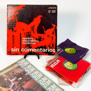 Lote de 15 Discos de Vinilo Lompley y Simples: The Beatles, Santana y más - imagen 2