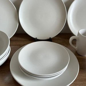 Juego de Vajilla Blanca Moderna 14 Piezas - imagen 5