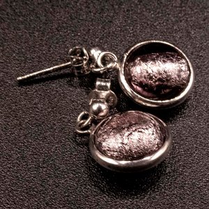 Aros de Plata 925 con Cristal de Murano - imagen 1
