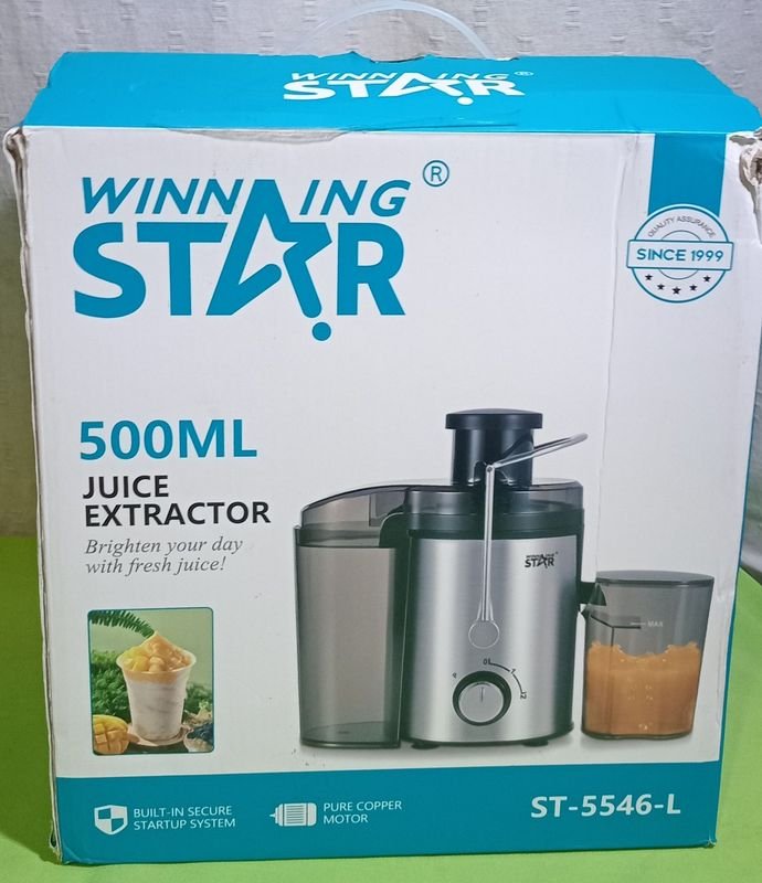 Juguera Eléctrica Star Winning 500ml Extractor de Jugos