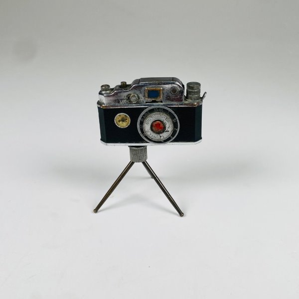 Encendedor Japonés Coleccionable Estilo Cámara Fotográfica Antigua