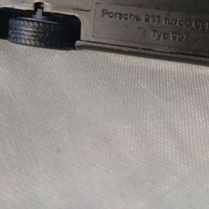 Réplica Porsche Turbo Cabriolet Typ 997 Negra Coleccionable - imagen 4