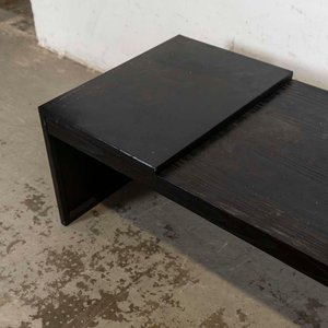 Mesa de Sala Rectangular Negra en Chapa y MDF Melamínico - imagen 3