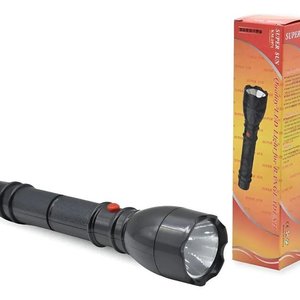 Linterna LED Negra a Pilas Super Sun - 20cm - imagen 3