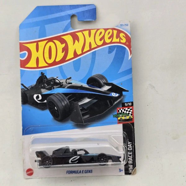 Hot Wheels Fórmula E Gen3 Negro