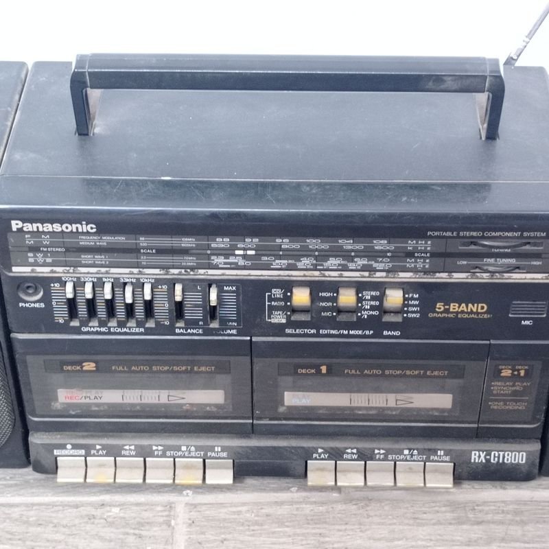Componente de Audio Portátil Panasonic en Mal Estado - imagen 2