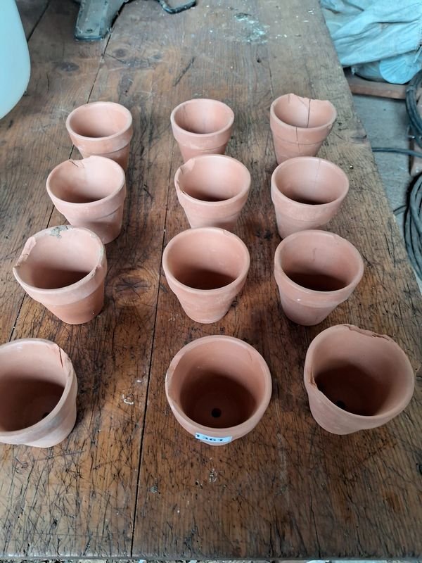 Lote de macetas de barro terracota - imagen 5