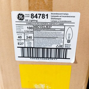 Lote de 500 Lamparitas Incandescentes GE de 25W y 60W - imagen 5