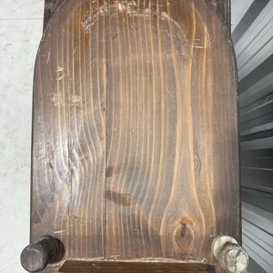 Repisa Antigua de Madera para Colgar con Soporte para Llaves - imagen 3