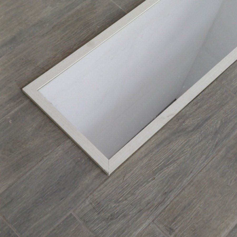 Espejo rectangular con marco de imitación madera - imagen 5