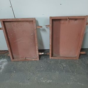 2 Puertas de Hierro con Marco, 60x40cm - imagen 1