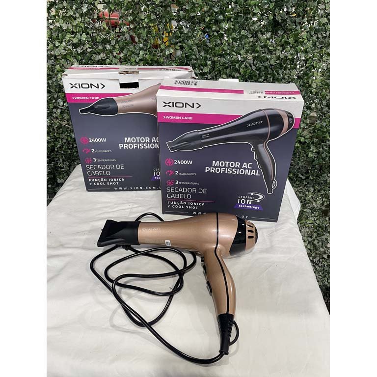 Dos Secadoras de Pelo Xion Profesionales 2400W con Caja