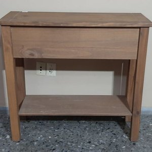 Mueble Recibidor Estilo Mexicano con Dos Cajones y Estante Inferior - imagen 3