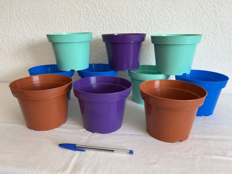 Macetas de Arcilla Coloridas y Variadas - imagen 3