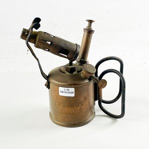 Soplete Primus de Bronce - Industria Sueca - imagen 1