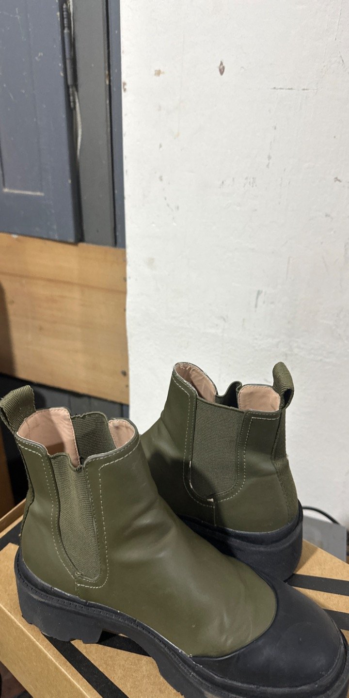 Botas Chelsea Talla 37 Color Verde