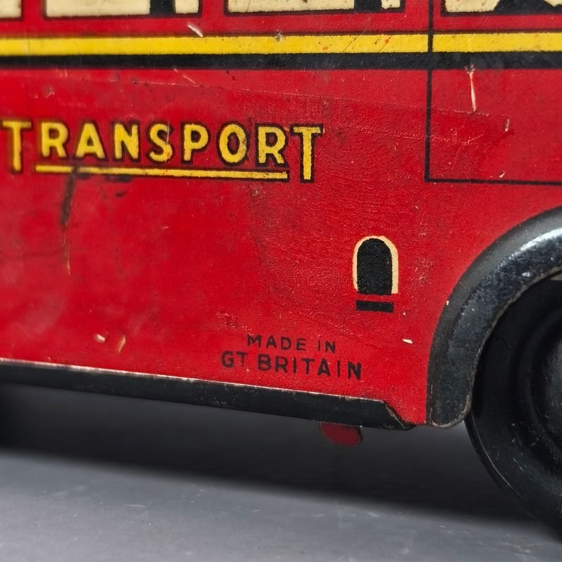 Tren de Trolebús Double Decker Vintage de Wells Brimtoy Londres - imagen 8