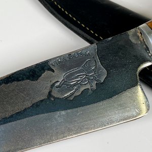 Cuchillo hoja de acero 21 cm, con vaina - imagen 3