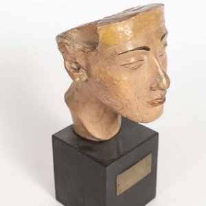 Escultura Busto Amenofis IV Dinastía XVIII - Réplica Museo del Cairo - imagen 2