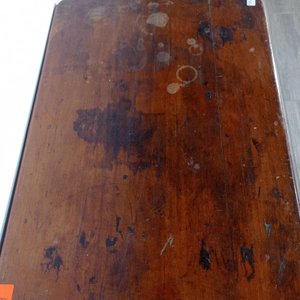 Mesita Auxiliar de Madera Pino con Estante - imagen 4
