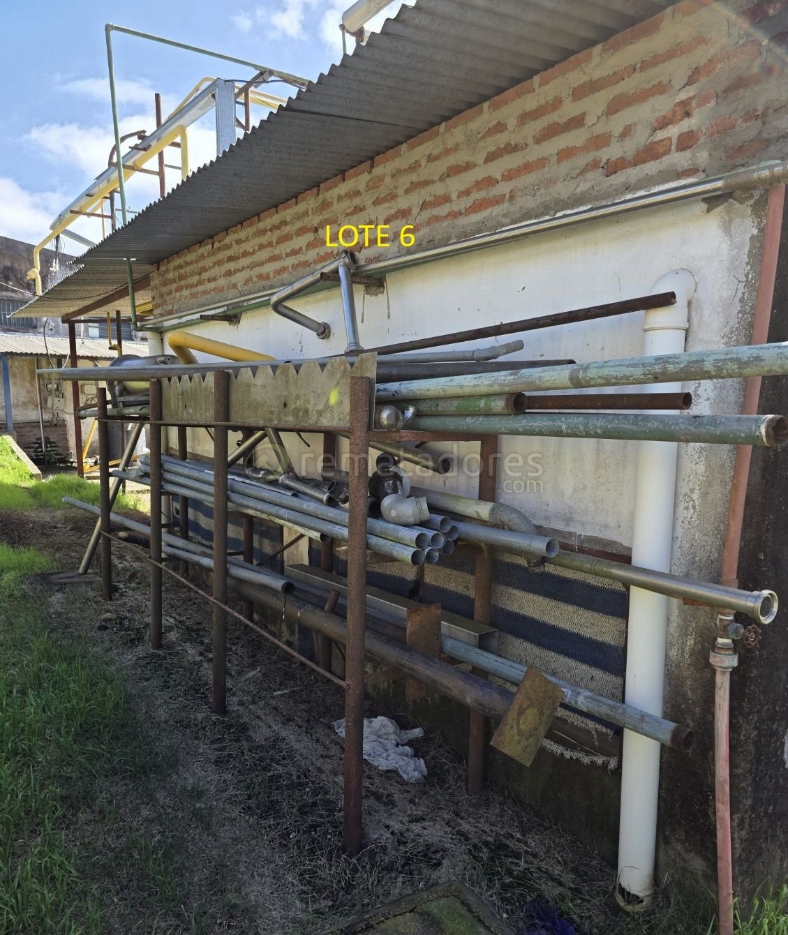 Lote de Tubos y Caños Metálicos para Construcción